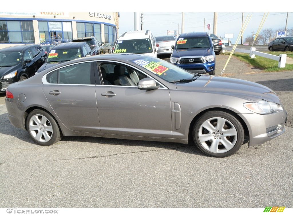 2009 XF Luxury - Lunar Grey Metallic / Charcoal/Charcoal photo #4