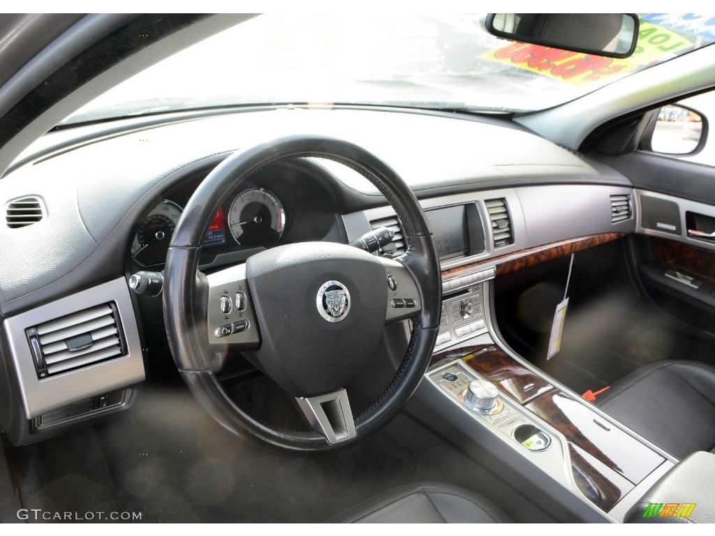 2009 XF Luxury - Lunar Grey Metallic / Charcoal/Charcoal photo #9