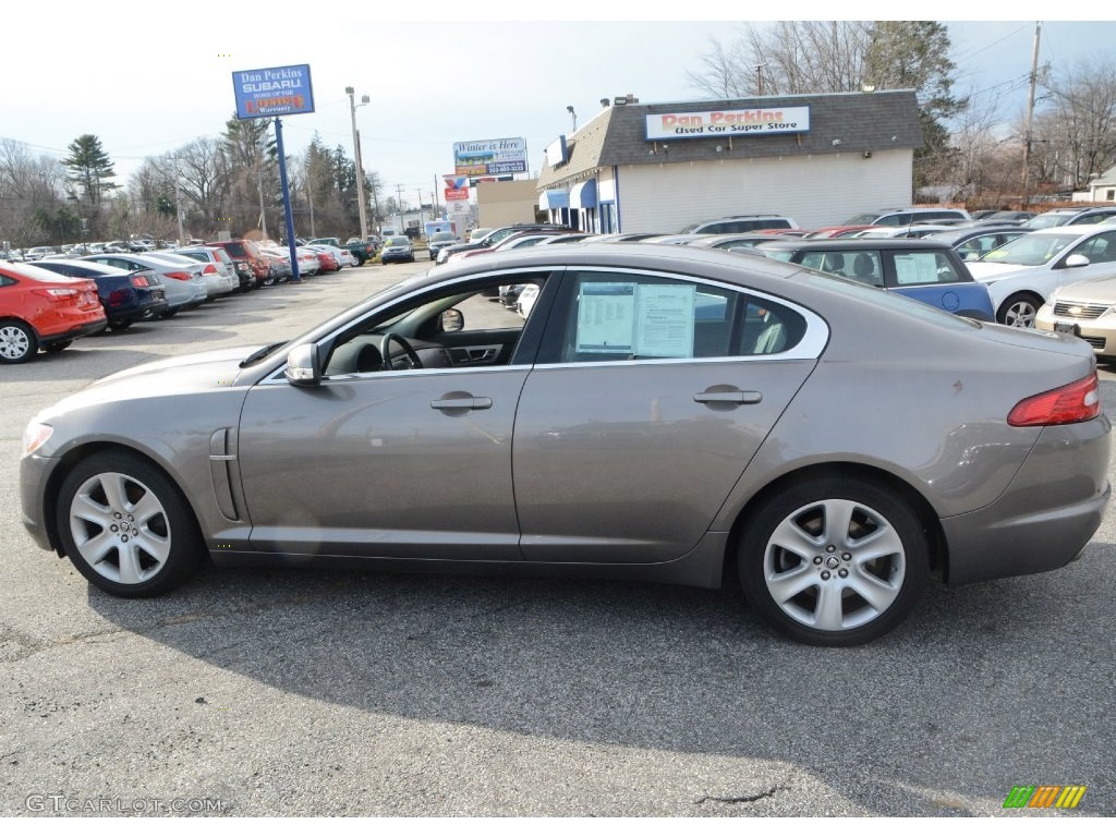 2009 XF Luxury - Lunar Grey Metallic / Charcoal/Charcoal photo #11