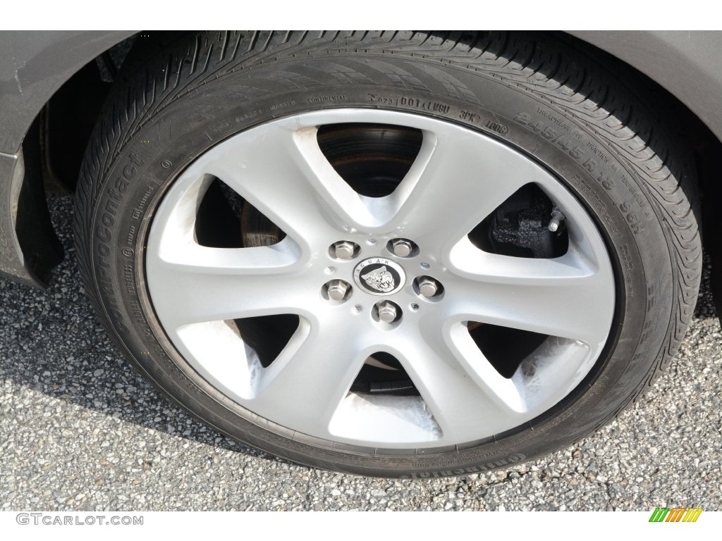 2009 XF Luxury - Lunar Grey Metallic / Charcoal/Charcoal photo #28