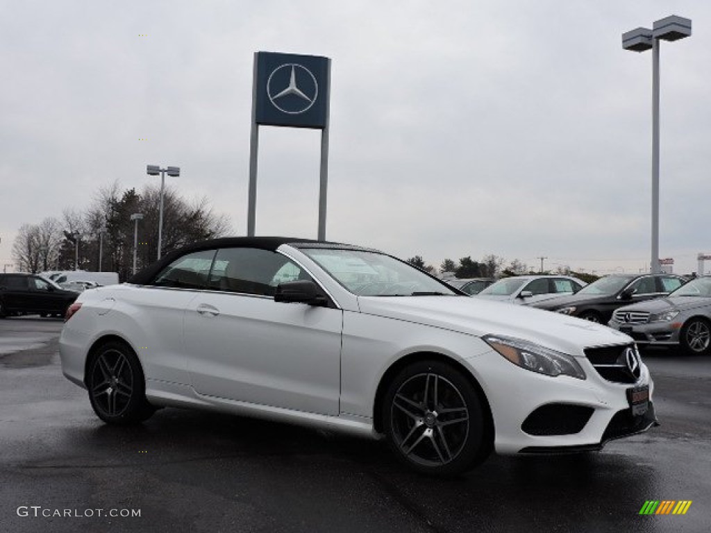 2016 E 550 Cabriolet - Polar White / Natural Beige/Black photo #3