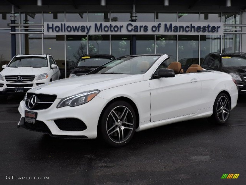 2016 E 550 Cabriolet - Polar White / Natural Beige/Black photo #5