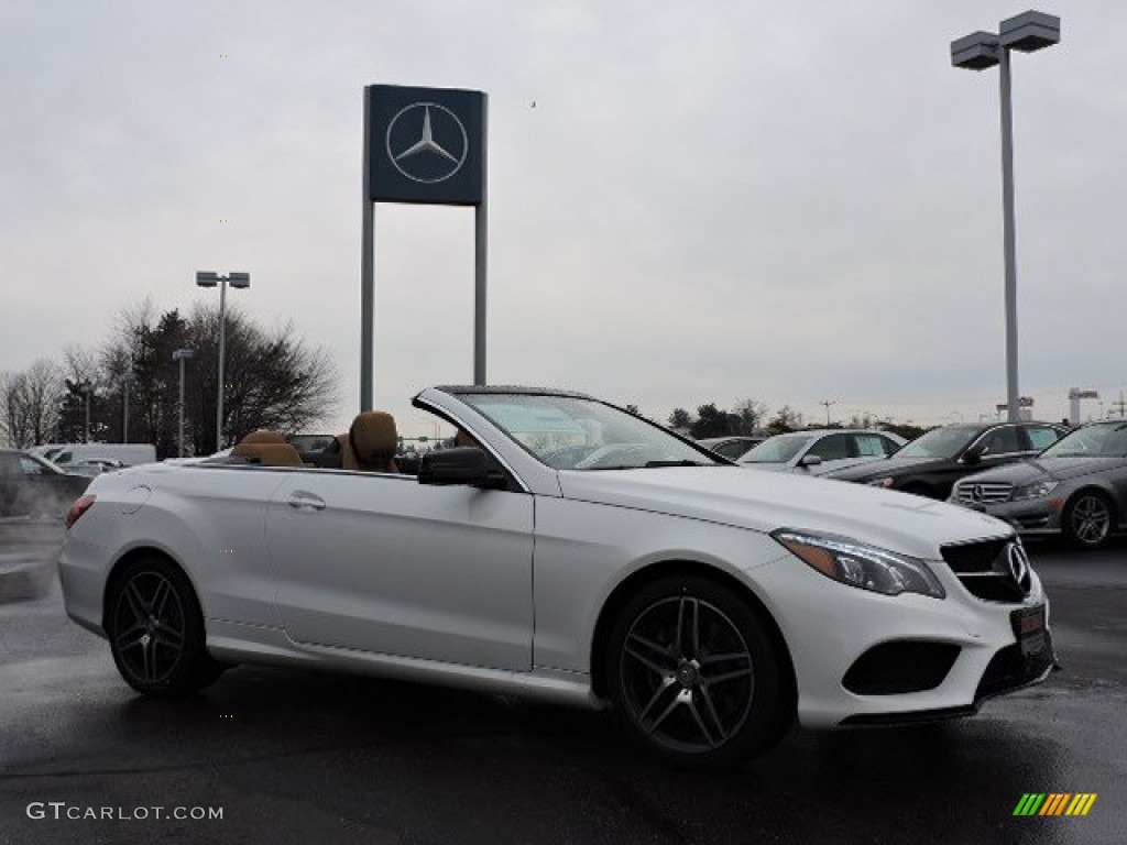 2016 E 550 Cabriolet - Polar White / Natural Beige/Black photo #6