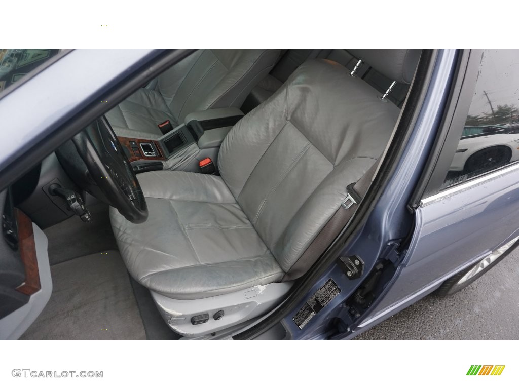 2001 5 Series 530i Sedan - Steel Blue Metallic / Grey photo #10
