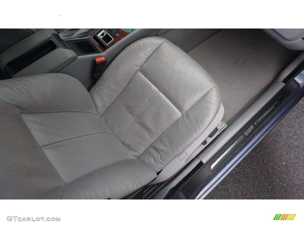 2001 5 Series 530i Sedan - Steel Blue Metallic / Grey photo #11