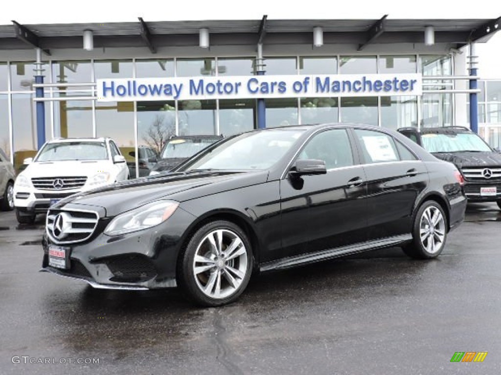 2016 E 350 4Matic Sedan - Black / Black photo #1