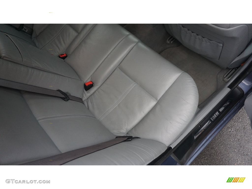 2001 5 Series 530i Sedan - Steel Blue Metallic / Grey photo #13