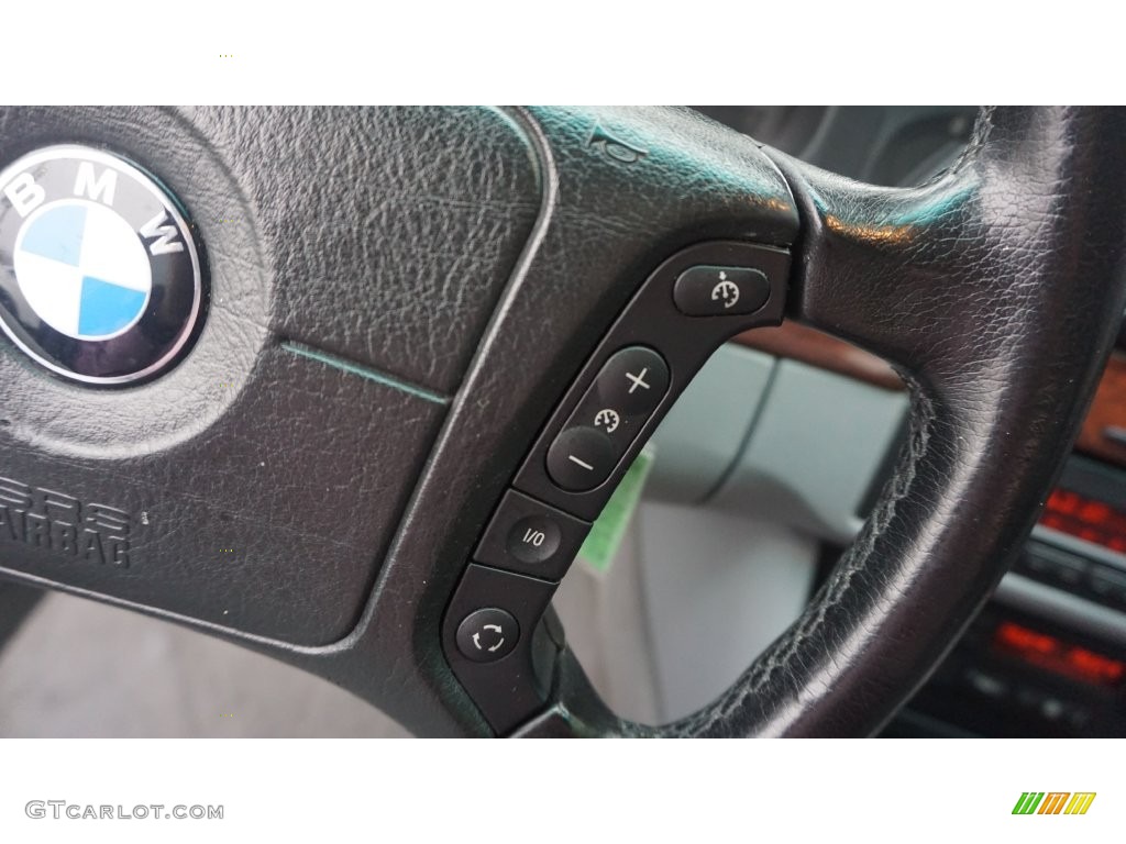 2001 5 Series 530i Sedan - Steel Blue Metallic / Grey photo #20