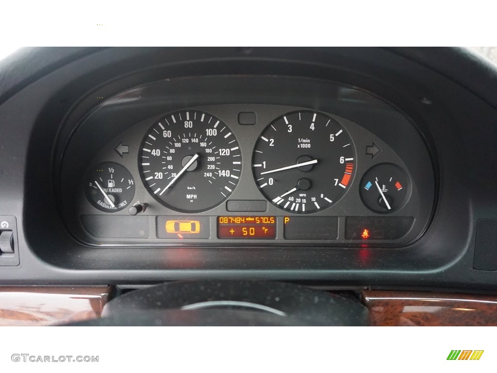 2001 5 Series 530i Sedan - Steel Blue Metallic / Grey photo #22