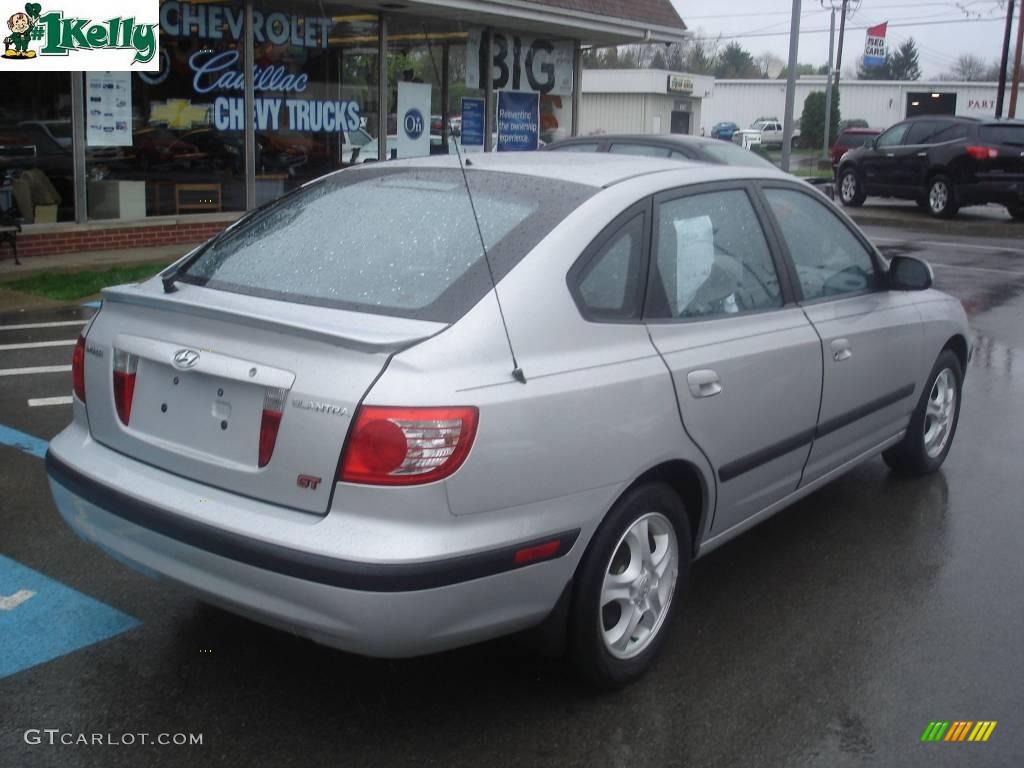 2006 Elantra GT Hatchback - Sterling Silver / Gray photo #2