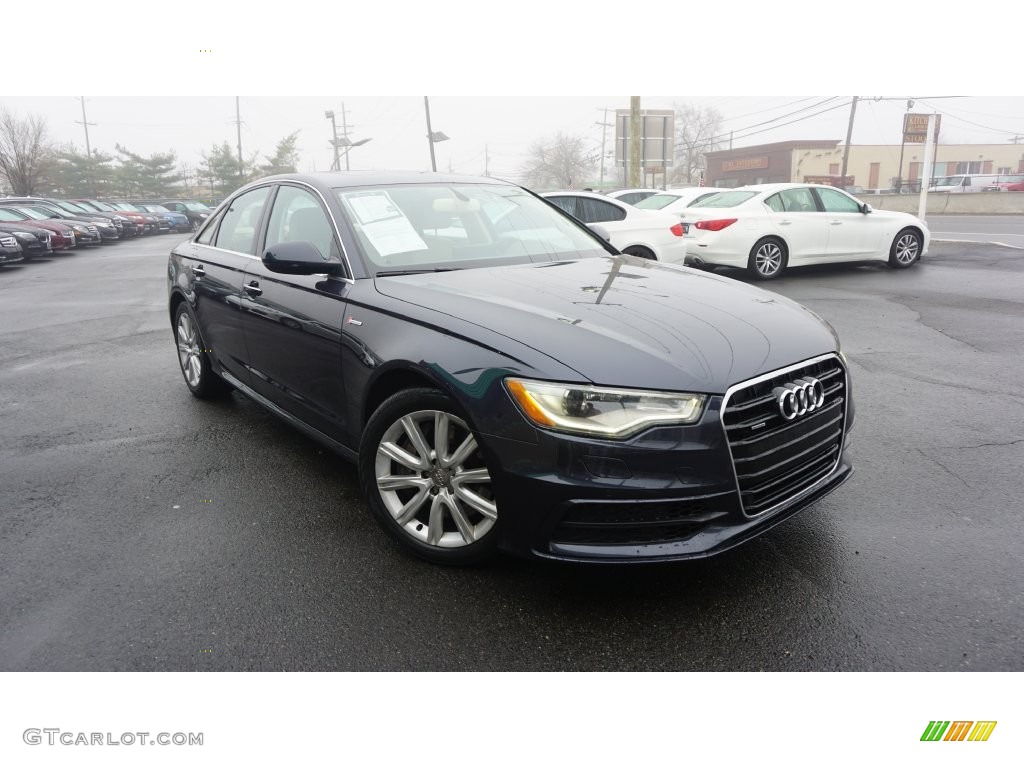 Moonlight Blue Metallic 2012 Audi A6 3.0T quattro Sedan Exterior Photo #109613276