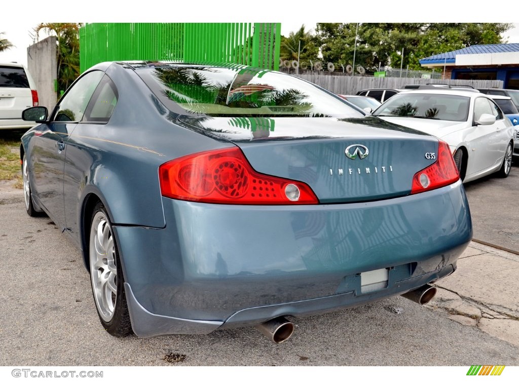 2005 G 35 Coupe - Lakeshore Slate Blue / Wheat photo #3