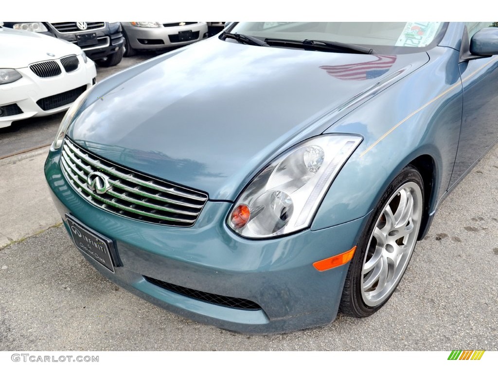 2005 G 35 Coupe - Lakeshore Slate Blue / Wheat photo #10