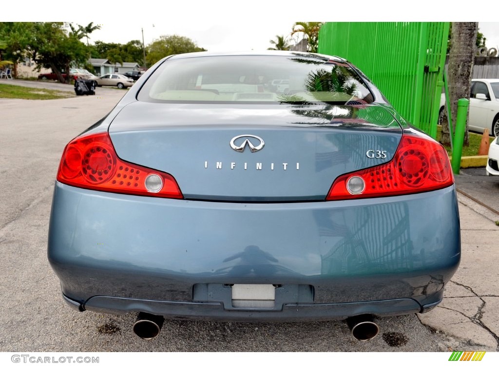 2005 G 35 Coupe - Lakeshore Slate Blue / Wheat photo #12