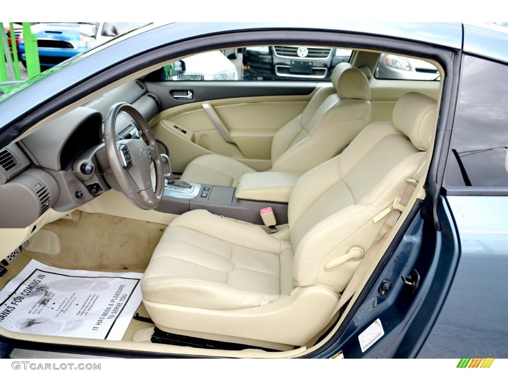 2005 G 35 Coupe - Lakeshore Slate Blue / Wheat photo #13