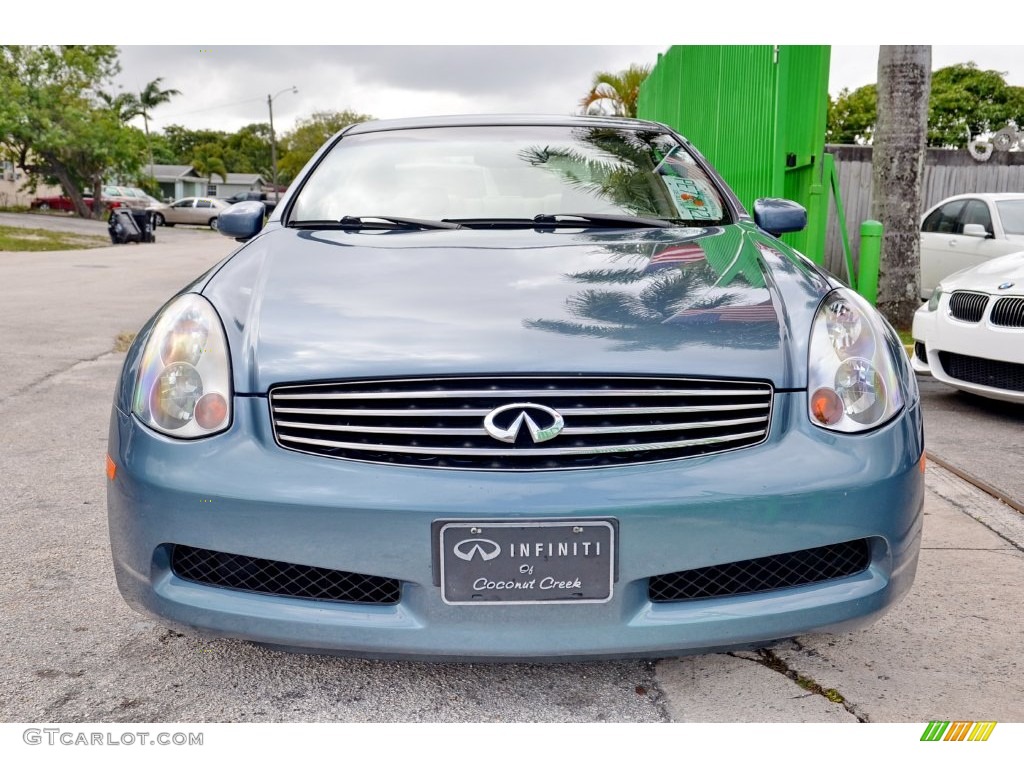 2005 G 35 Coupe - Lakeshore Slate Blue / Wheat photo #24