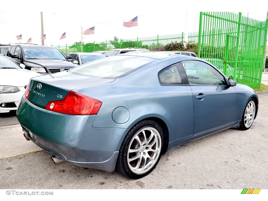 2005 G 35 Coupe - Lakeshore Slate Blue / Wheat photo #29