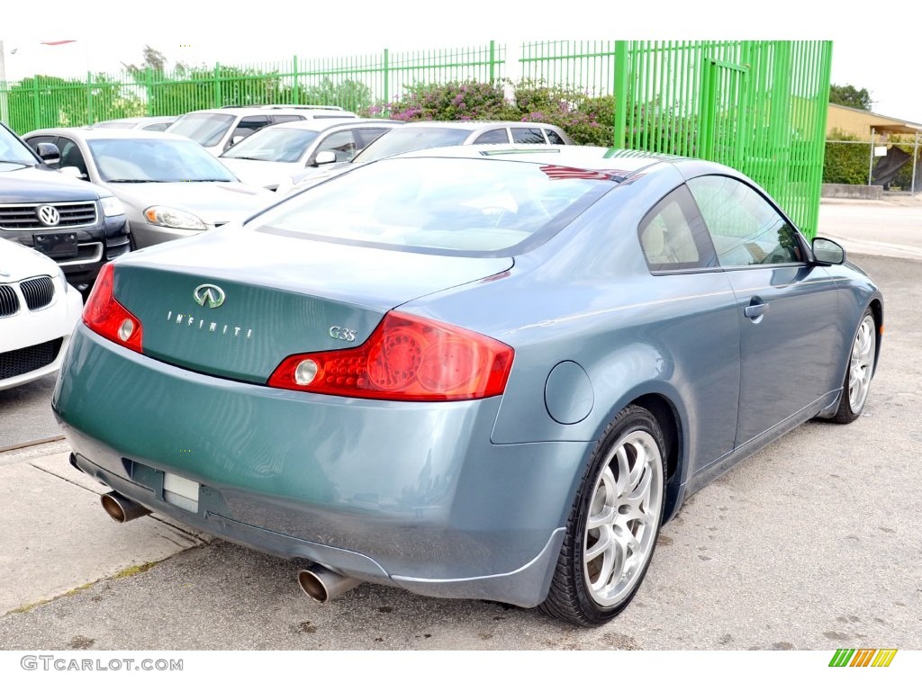 2005 G 35 Coupe - Lakeshore Slate Blue / Wheat photo #30