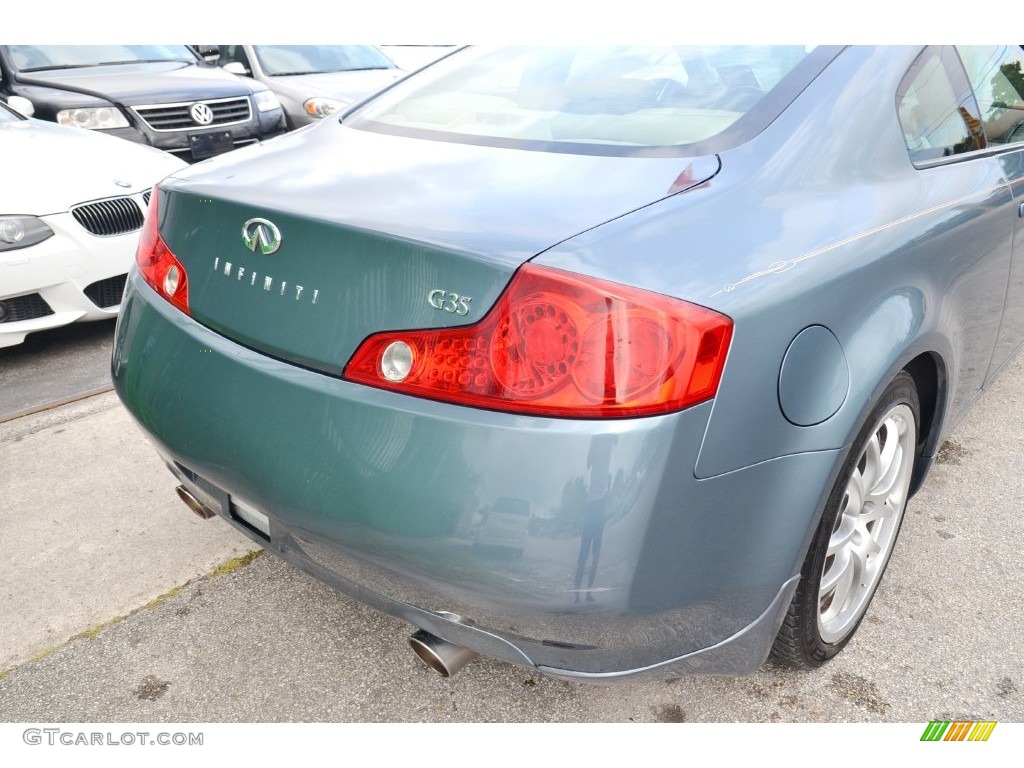 2005 G 35 Coupe - Lakeshore Slate Blue / Wheat photo #32