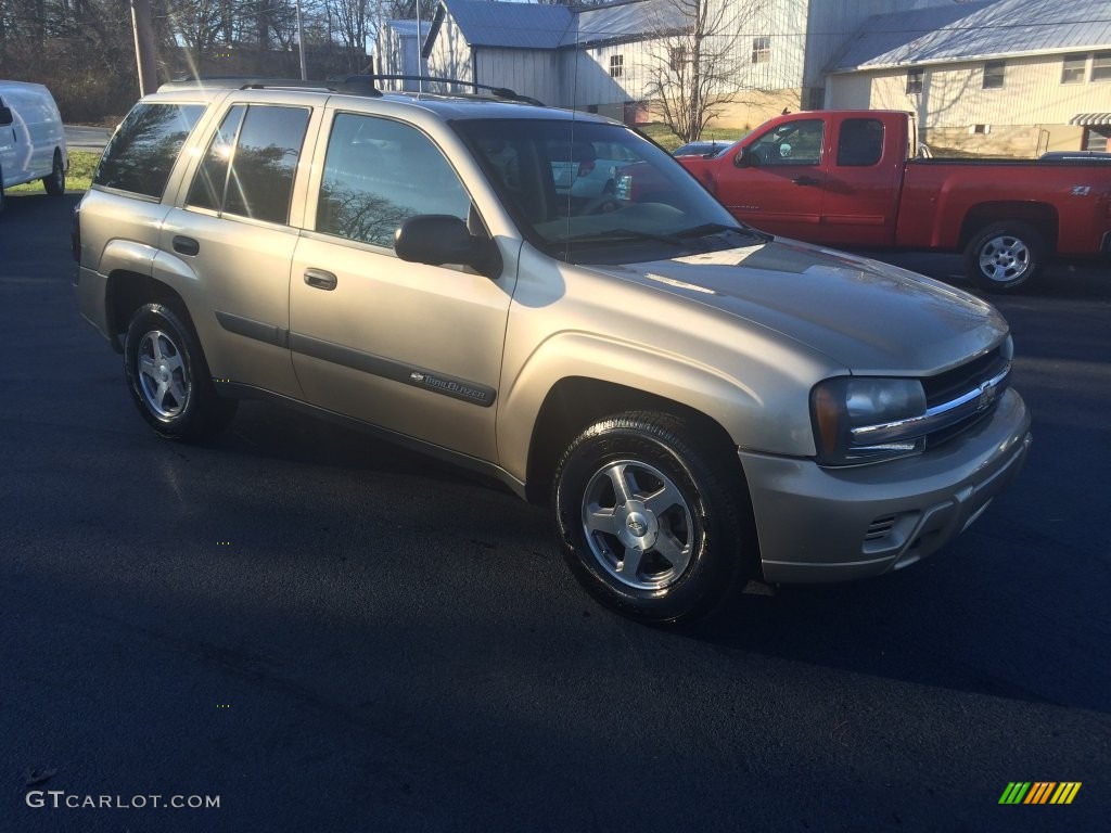 2004 TrailBlazer LS 4x4 - Sandstone Metallic / Light Cashmere photo #1