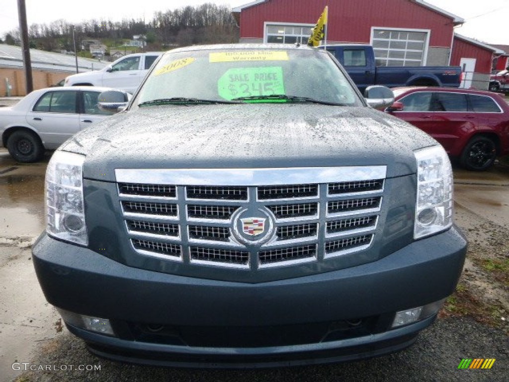 2008 Escalade AWD - Stealth Gray / Ebony photo #15