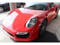 2014 Guards Red Porsche 911 Turbo Coupe  photo #3