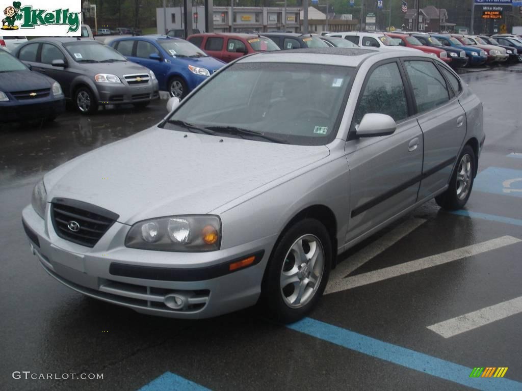 2006 Elantra GT Hatchback - Sterling Silver / Gray photo #14