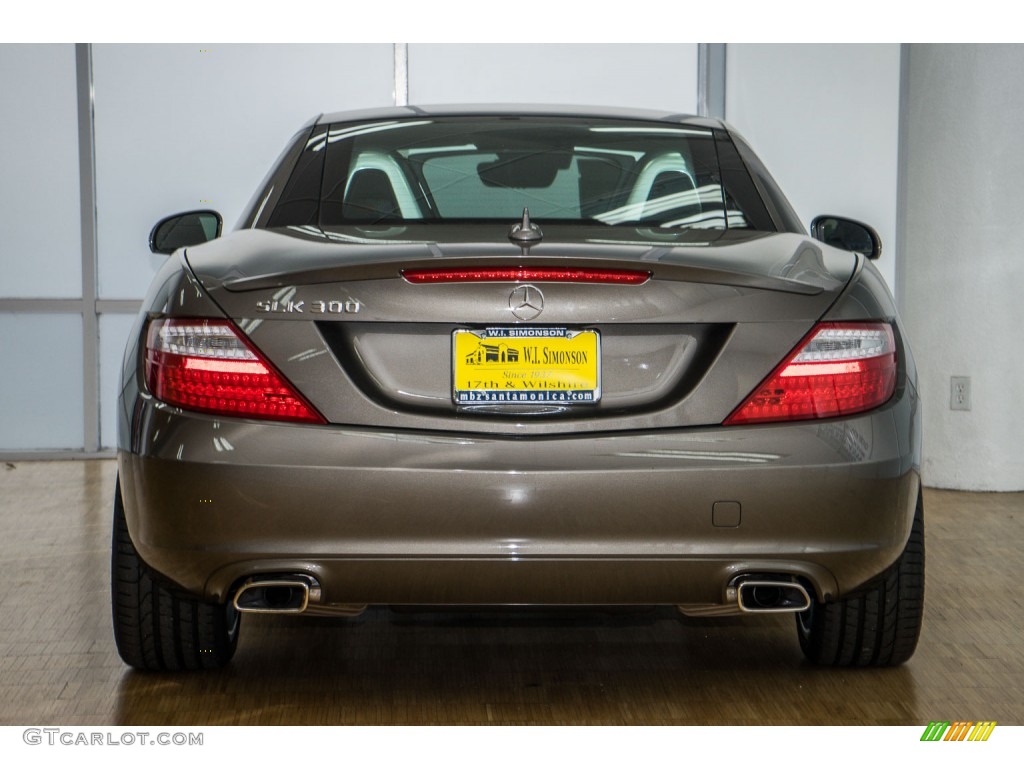 2016 SLK 300 Roadster - Indium Grey Metallic / Bengal Red/Black photo #4