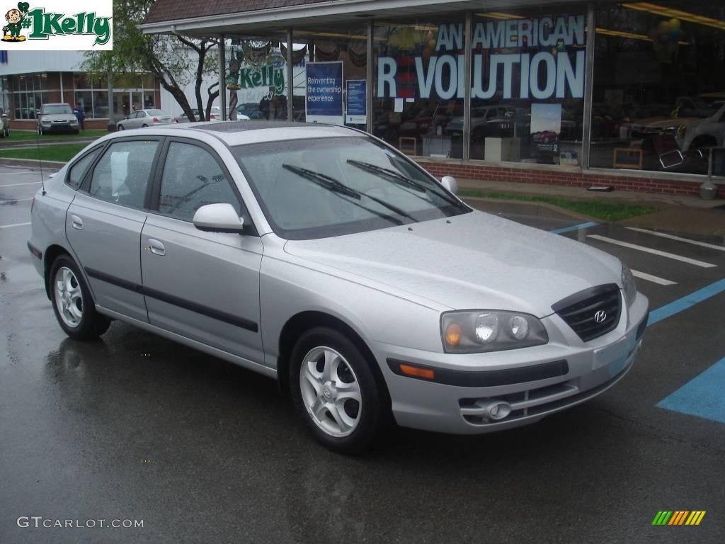 2006 Elantra GT Hatchback - Sterling Silver / Gray photo #16