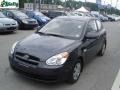 2007 Charcoal Gray Hyundai Accent GS Coupe  photo #12