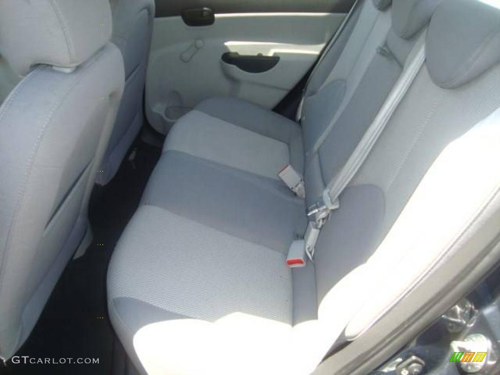 2008 Accent GLS Sedan - Charcoal Gray / Gray photo #10