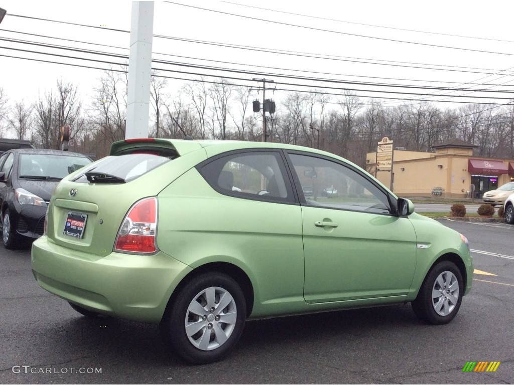 2010 Accent GS 3 Door - Apple Green / Black photo #4