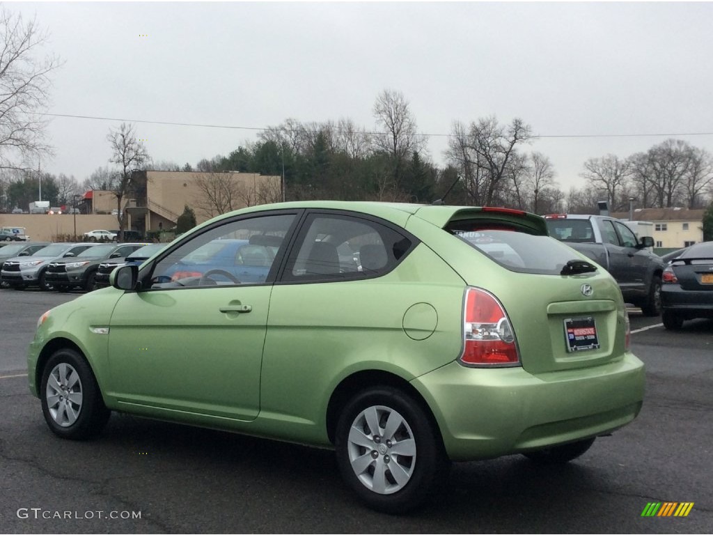 2010 Accent GS 3 Door - Apple Green / Black photo #6