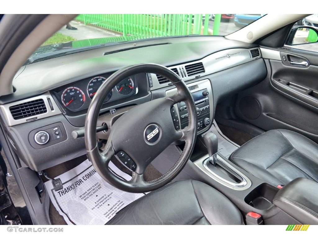 Ebony Black Interior 2007 Chevrolet Impala SS Photo #109617789