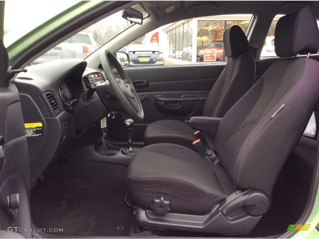 2010 Accent GS 3 Door - Apple Green / Black photo #10