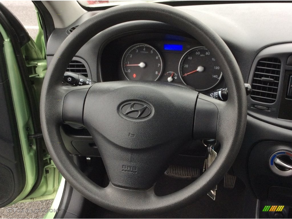 2010 Accent GS 3 Door - Apple Green / Black photo #12