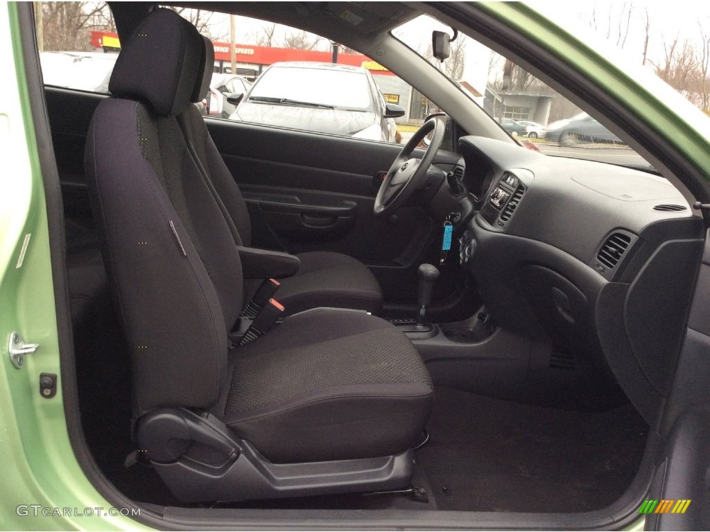 2010 Accent GS 3 Door - Apple Green / Black photo #19