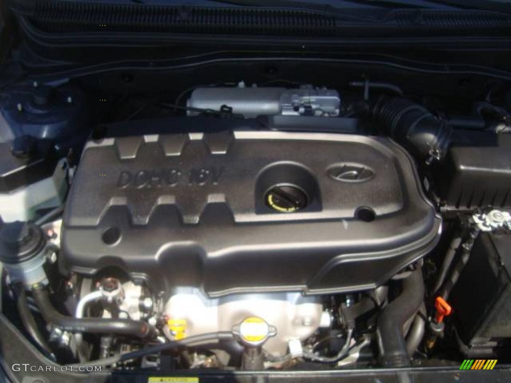 2008 Accent GLS Sedan - Charcoal Gray / Gray photo #20