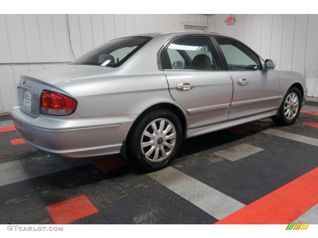 2003 Sonata GLS V6 - Brilliant Silver Metallic / Beige photo #7