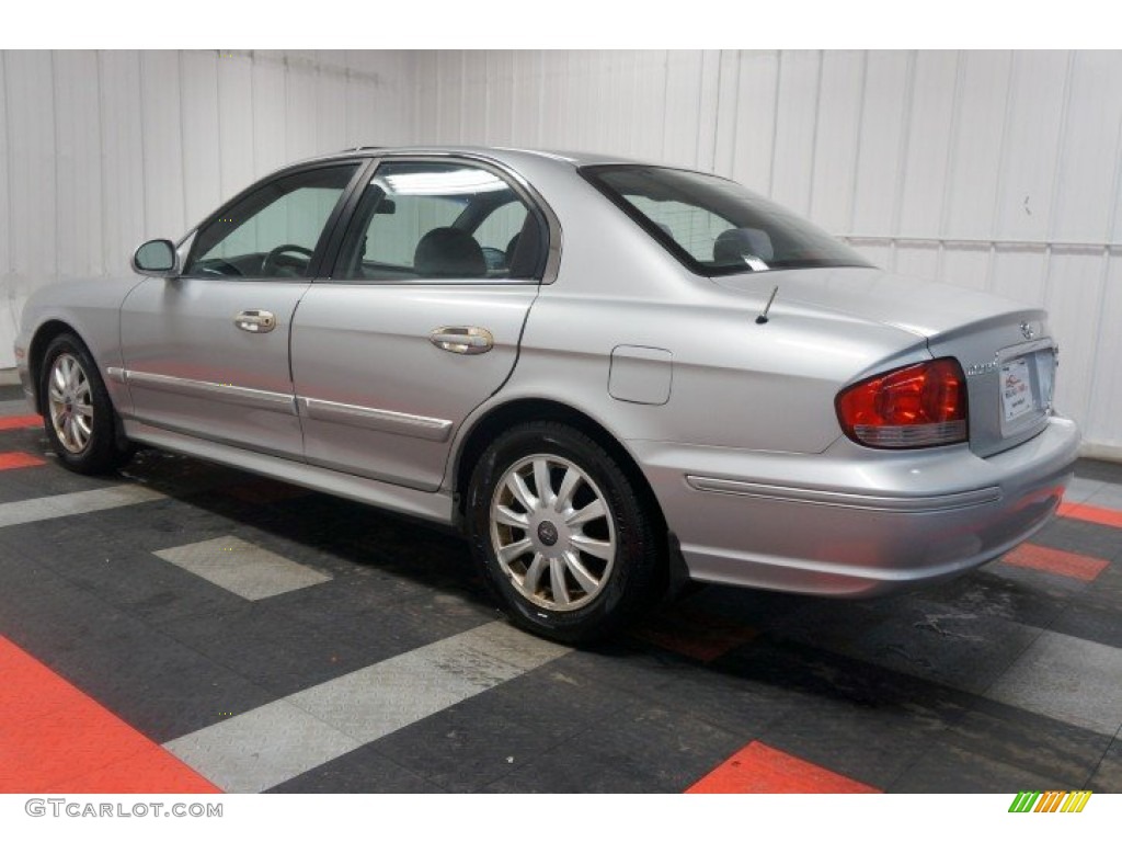 2003 Sonata GLS V6 - Brilliant Silver Metallic / Beige photo #11