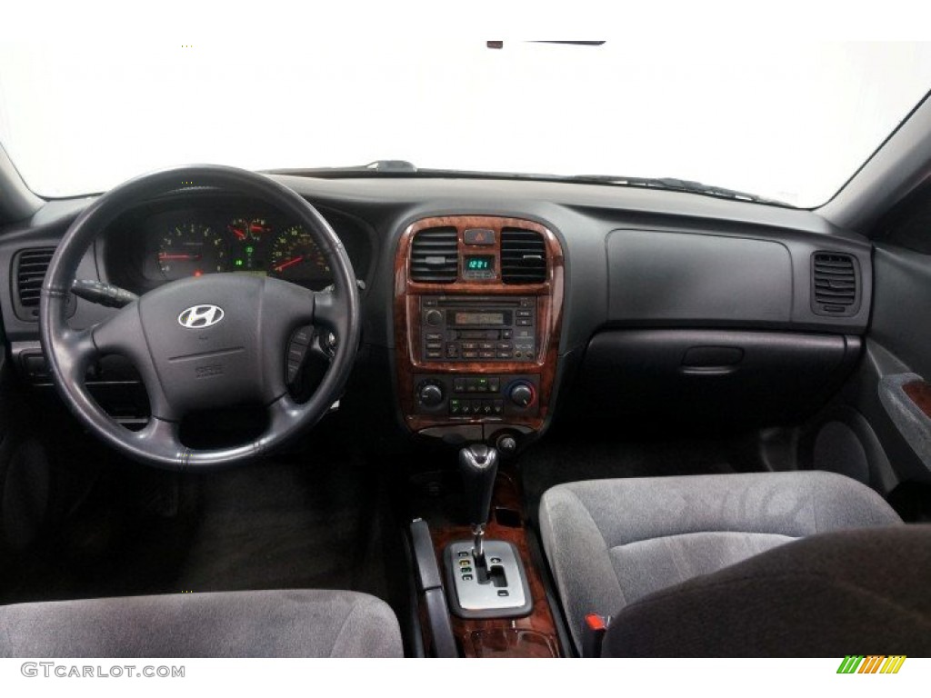 2003 Sonata GLS V6 - Brilliant Silver Metallic / Beige photo #25