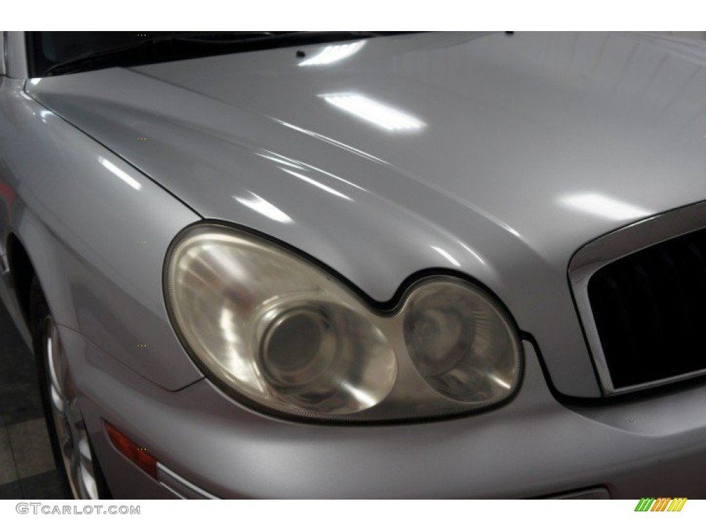2003 Sonata GLS V6 - Brilliant Silver Metallic / Beige photo #42