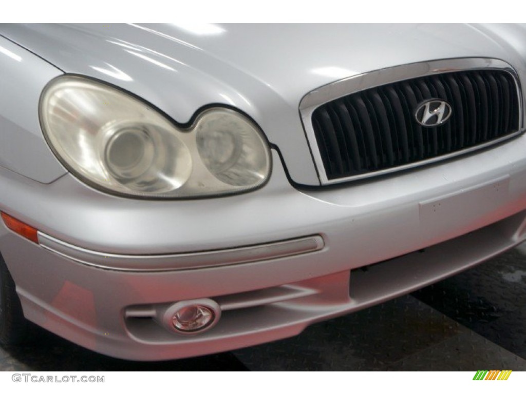 2003 Sonata GLS V6 - Brilliant Silver Metallic / Beige photo #43