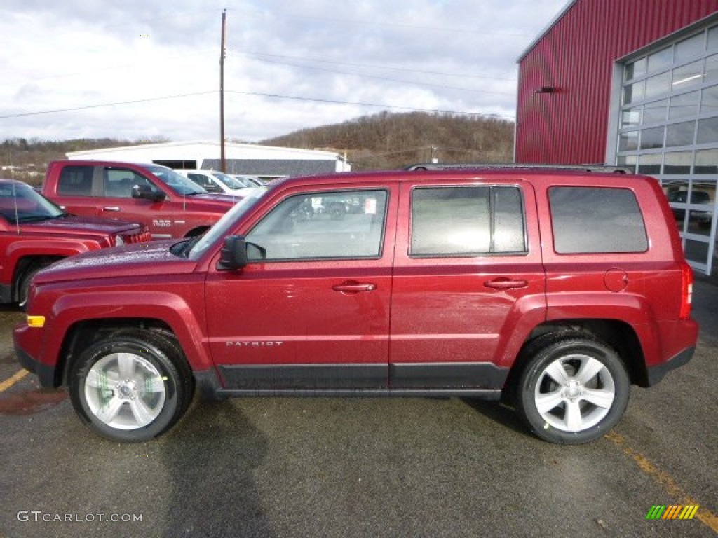 Deep Cherry Red Crystal Pearl 2016 Jeep Patriot Latitude Exterior Photo #109623495