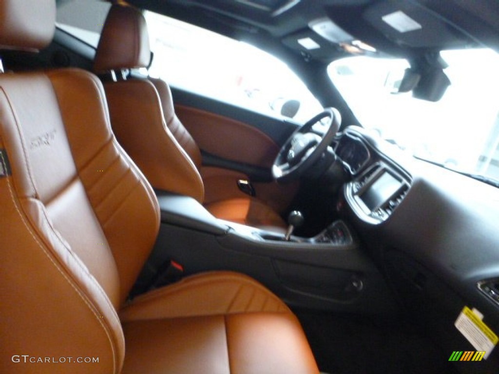 Black/Sepia Interior 2016 Dodge Challenger SRT Hellcat Photo #109623982