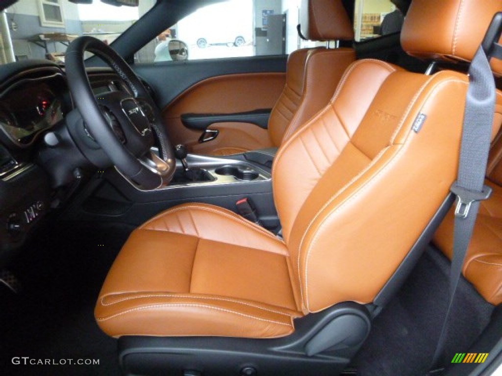 Black/Sepia Interior 2016 Dodge Challenger SRT Hellcat Photo #109624101