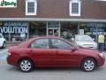 2008 Spicy Red Kia Spectra EX Sedan  photo #1