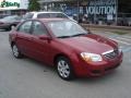 2008 Spicy Red Kia Spectra EX Sedan  photo #16