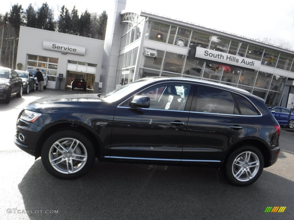 2016 Q5 2.0 TFSI Premium quattro - Moonlight Blue Metallic / Black photo #2