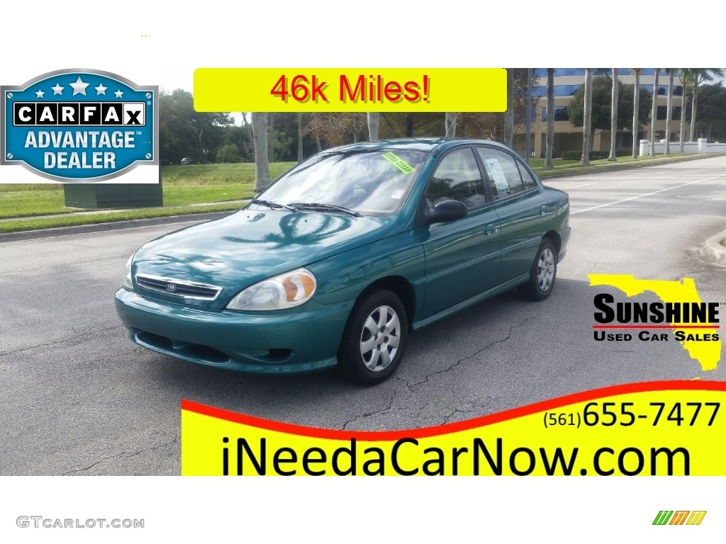 Emerald Green Kia Rio